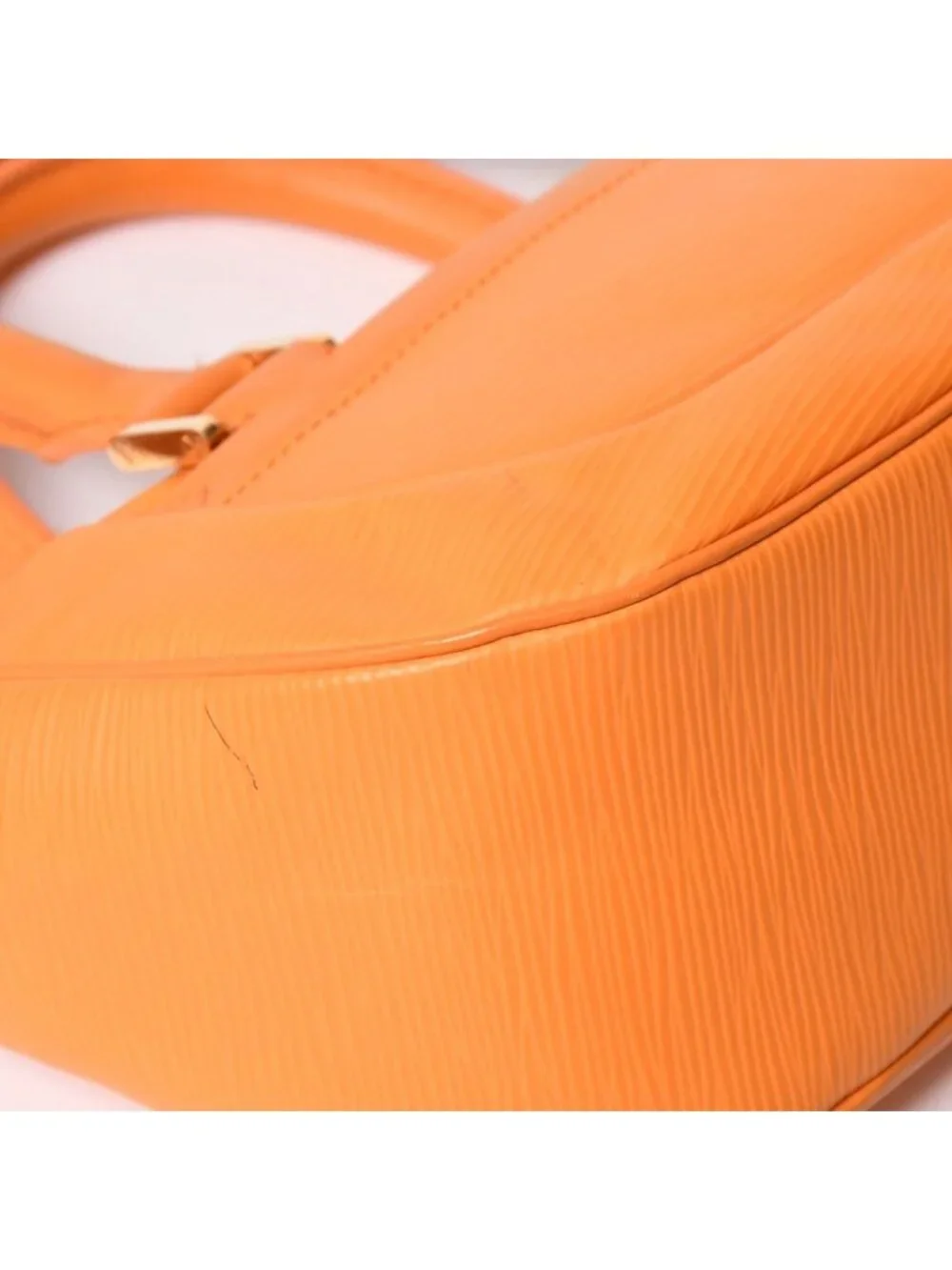 Louis Vuitton Dhanura PM 2-Way Bag Epi Leather Mandarin Orange Gold
